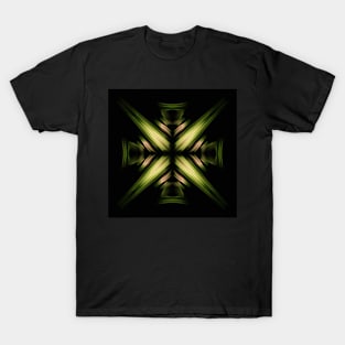 Green abstract mandala T-Shirt